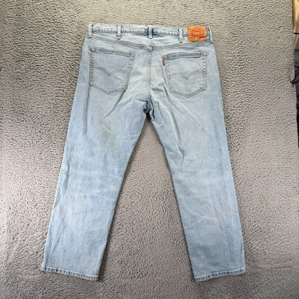 Levi's 559 Jeans Men 40x30 Blue Cotton Denim Straight Leg Workwear Faded Stretch